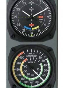 TRINTEC VOR CLOCK/ AIRSPEED INDICATOR THERMOMETER