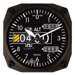 TRINTEC 6'' ALTIMETER WALL CLOCK