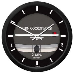 TRINTEC 10'' TURN & BANK WALL CLOCK