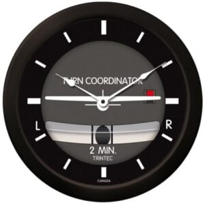 TRINTEC 14'' TURN & BANK WALL CLOCK