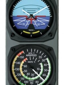 TRINTEC ARTIFICIAL HORIZON CLOCK/AIRSPEED INDICATOR THERMOMETER
