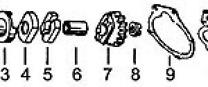 GENERATOR ATTACHING PARTS