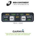 MID-CONTINENT GPS ANNUNCIATORS – GARMIN WAAS GNC 420W, GPS 400W/500W- HORIZONTAL