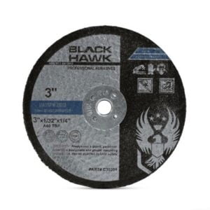 3 INCH CUT OFF WHEELS DISC BY BLACK HAWK - ULTRA THIN FOR FAST CUTTING