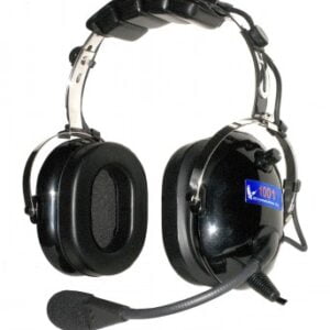 HEADSETS INC 1001 BLACK PNR HEADSET - DUAL GA PLUGS