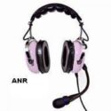 POWDER PUFF PILOTS ANR HEADSET WITH MP3 JACK – PINK