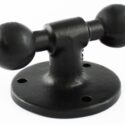 RAM DUAL 1 INCH BALL ROUND BASE ADAPTER