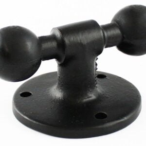 RAM DUAL 1 INCH BALL ROUND BASE ADAPTER