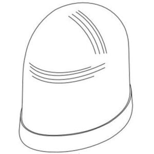 WHELEN A612 CLEAR / COATED LENS