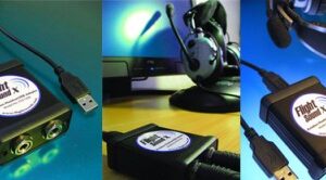 FLIGHT SOUND X - AVIATION HEADSET / USB ADAPTER
