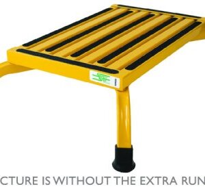 AVIATION STEP WITH EXTRA RUNG - 6 INCH - YELLOW
