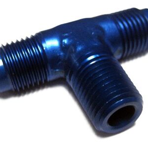 AN825 TEE - FLARED TUBE AND PIPE THREAD ON SIDE