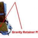 NATIONAL PARACHUTE GRAVITY RETAINER FLAP