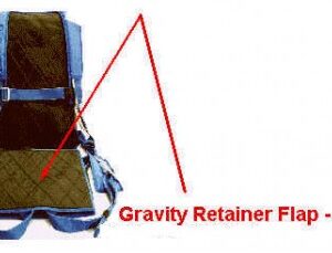 NATIONAL PARACHUTE GRAVITY RETAINER FLAP
