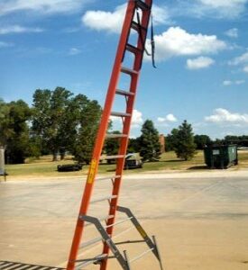 LOCK N CLIMB FIBERGLASS LADDER