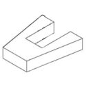 WHELEN A427-4 RUBBER PAD SPACER