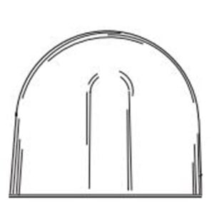 WHELEN A626-D RADIO SHIELDED LENS RETAINER ASSEMBLY - CLEAR