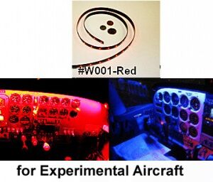 FLEXIBLE LED INSTRUMENT LIGHTS - SINGLE COLOR -12V RED