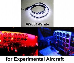 FLEXIBLE LED INSTRUMENT LIGHTS - SINGLE COLOR -24V WHITE
