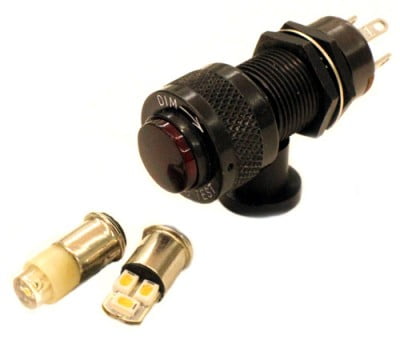 LONE STAR LED PRESS TO TEST INDICATORS - WITH DIM - 14V