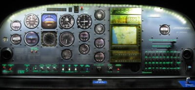 FLEXIBLE WHITE / GREEN / RED LED LIGHT STRIP GLARE SHIELD LIGHTING AND DIMMER BY SPT