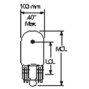 GENERAL ELECTRIC GE 194 MINIATURE LAMP