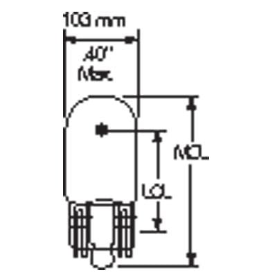 GENERAL ELECTRIC GE 194 MINIATURE LAMP