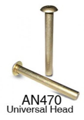 REMACHES DE ALUMINIO SÓLIDO - CABEZA UNIVERSAL - AN470 - NUEVO EXCEDENTE