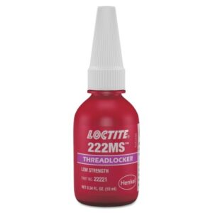 LOCTITE® 222MS THREADLOCKER PURPLE LOW STRENGTH / SMALL SCREW
