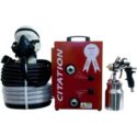 CITATION 3 STAGE HVLP PAINT SPRAYER & RESPIRATOR W/ BOTTOM FEED GUN