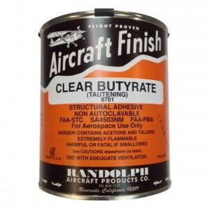 RANDOLPH 9701 CLEAR BUTYRATE TAUTENING DOPE