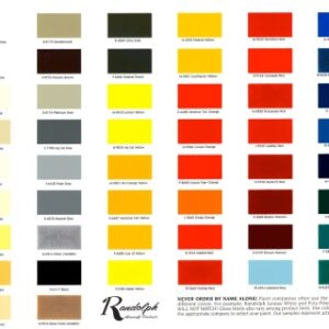RANDOLPH COLOR CHART
